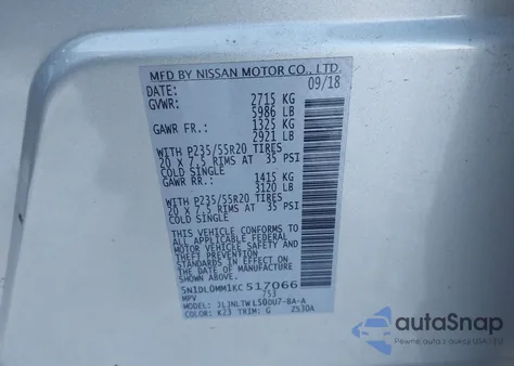 2019 Infiniti Qx60 Luxe from USA, damaged, VIN 5N1DL0MM1KC517066